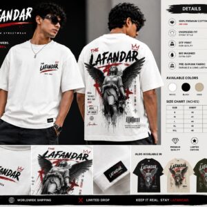 Rebel Angel Graphic Oversized T-Shirt – Premium Streetwear