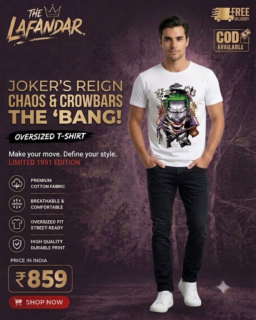 Joker’s Crown Oversized T-Shirt