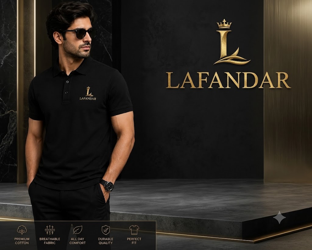 Rule with Elegance: The Lafandar Signature Gold Crest Polo